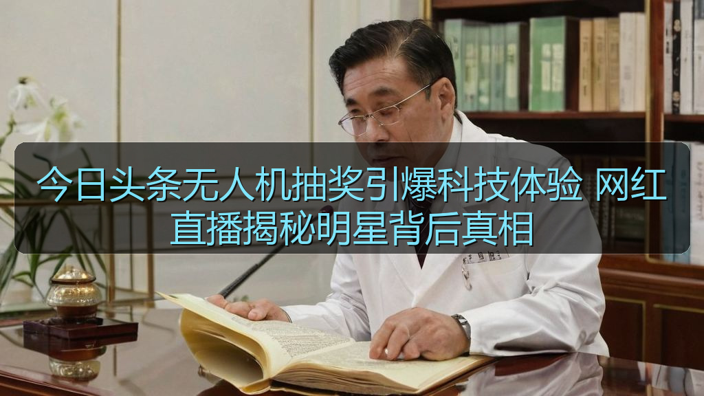 今日头条无人机抽奖引爆科技体验 网红直播揭秘明星背后真相