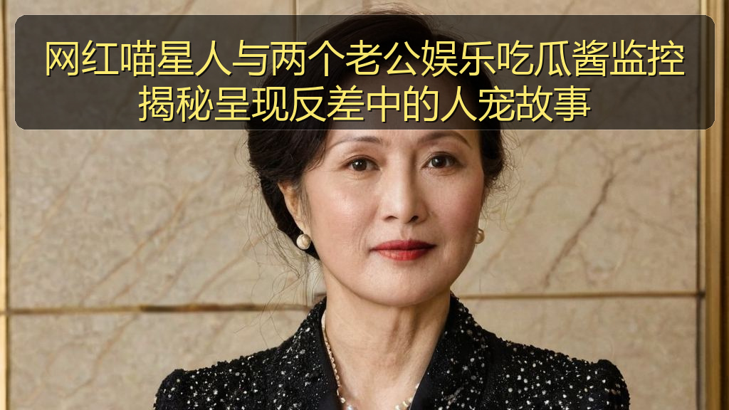网红喵星人与两个老公娱乐吃瓜酱监控揭秘呈现反差中的人宠故事